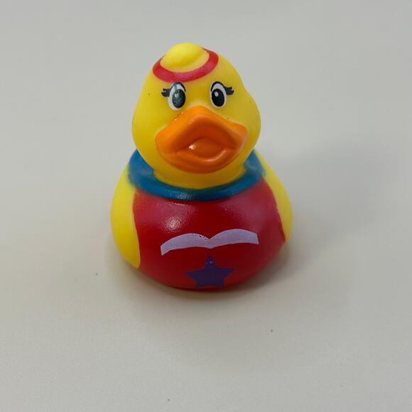Lot of 3 Rubber Ducks 2 inch Carpenter Marvel Plain - Picture 2 of 5